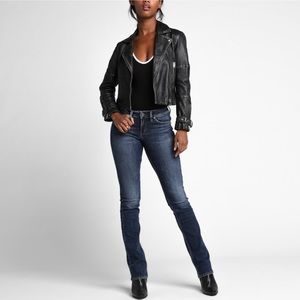 Silver Suki Bootcut Jeans; Size 28